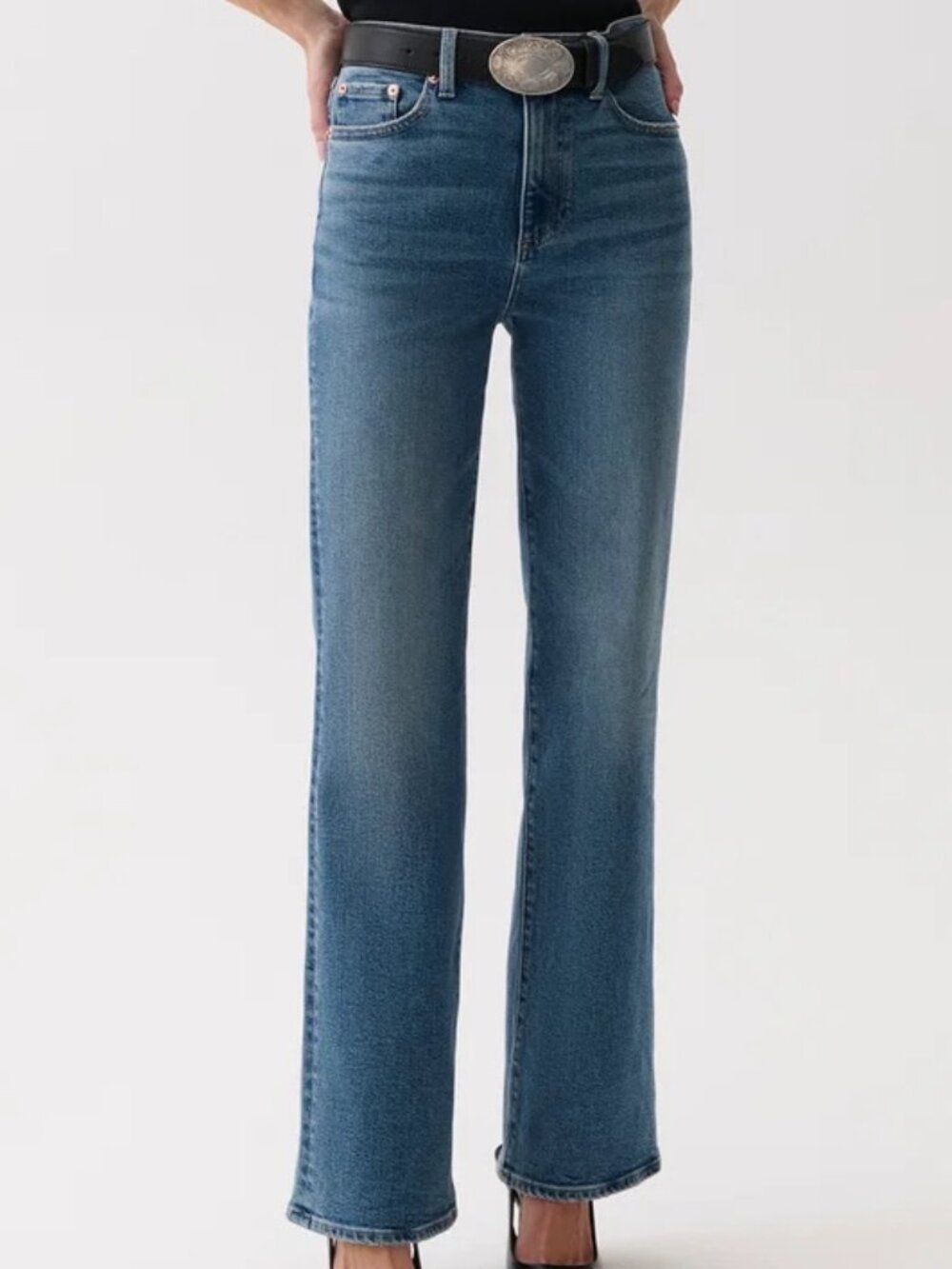 Pistola Evie Distressed High Rise Slim Bootcut Jean size 27